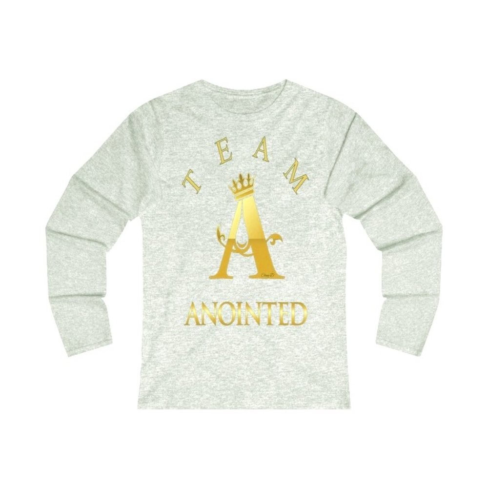 Team Anointed - Women's Fitted Long Sleeve Tee